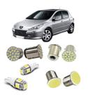 Lâmpadas Led 6000 Traseira Seta Ré Freio Peugeot 306 01 a 12