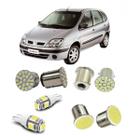 Lâmpadas Led 6000 Traseira Seta Ré Freio Scenic 2001 a 2010