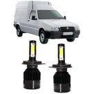 Lampadas led 6000k 7800 lumens fiat fiorino todas