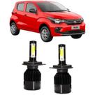 Lampadas led 6000k 7800 lumens fiat mobi foco simples