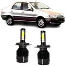Lampadas led 6000k 7800 lumens fiat siena 1996 1999