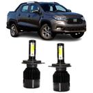Lampadas led 6000k 7800 lumens fiat strada nova 2021