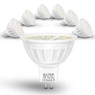 Lâmpadas LED ALIDE 50W MR16 4000K brancas naturais 12V GU5.3, pacote com 6