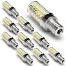 Lâmpadas LED ALIDE E12 6W 550lm 5000K Não reguláveis 120V (pacote com 10)