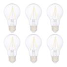 Lâmpadas LED Amazon Basics A19 3,5 W (equivalente a 40 W), pacote com 6