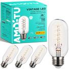 Lâmpadas LED AMDTU Ultra Filament Spiral 7W (75W Equiv), pacote com 4