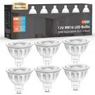 Lâmpadas LED Aovpex MR16 5W 3000K 12V, pacote com 6 unidades reguláveis Lâmpadas LED Aovpex MR16 5W 3000K 12V, pacote com 6 unidades reguláveis