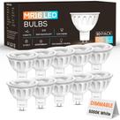 Lâmpadas LED Aovpex MR16 5W 5000K reguláveis 12V (pacote com 10) Lâmpadas LED Aovpex MR16 5W 5000K reguláveis 12V (pacote com 10)