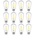 Lâmpadas LED Ascher Vintage ST58 6W (pacote de 12) 5000K E26