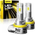 Lâmpadas LED AUXITO H11 H8 H9 6500K Cool White 40000LM Pacote com 2