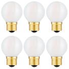 Lâmpadas LED Beonllay 4W 2700K Dimmable Frosted Globe E26