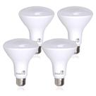 Lâmpadas LED Bioluz LED BR30 9,5 W 4000 K Cool White 850 ml, pacote com 4