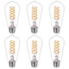 Lâmpadas LED BORT Dimmable Edison 6W (equivalente a 60W) 2700K, pacote com 6