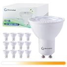 Lâmpadas LED Bravsekai GU10 3000K, branco quente, equivalente a 35 W, pacote com 12 Lâmpadas LED Bravsekai GU10 3000K, branco quente, equivalente a 35 W, pacote com 12