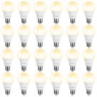 Lâmpadas LED BUBO 60W equivalentes A19 2700K E26, pacote com 24