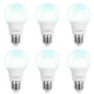 Lâmpadas LED BUBO A19 5W (equivalente a 40W) 5000K E26, pacote com 6