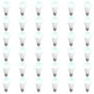 Lâmpadas LED BUBO A19 8W 60W equivalentes a 5000K E26, pacote com 36