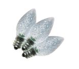 Lâmpadas LED C7 Holiday Bright Lights Cool White, pacote com 25 unidades de 120 V