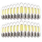 Lâmpadas LED Chandelier FLSNT B11 E26 4W 5000K 550LM, pacote com 24