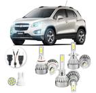 Lampadas Led Chevrolet Tracker 2013 A 2016 Hb4 H1 H7 20000lm