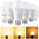 Lâmpadas LED de 3 vias Youtime A19 6/10/15W 500/1200/1600lm 6Pk