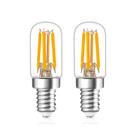 Lâmpadas LED de candelabro Hcnew E12 4W 2200K branco quente