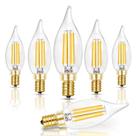 Lâmpadas LED de candelabro Hizashi E12 4W 450lm 5000K Daylight, pacote com 6