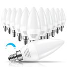 Lâmpadas LED de candelabro KINDEEP reguláveis 6W 5000K 600lm