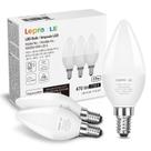 Lâmpadas LED de candelabro Lepro E12 5,5 W 2700 K branco quente Lâmpadas LED de candelabro Lepro E12 5,5 W 2700 K branco quente