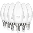Lâmpadas LED de candelabro MaxVolador E12 6W 6000K 600lm
