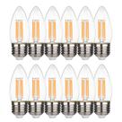 Lâmpadas LED de candelabro YIMILITE B11 E26 4,5 W 2700 K 450 lm, pacote com 12