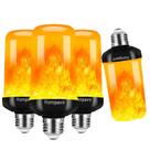 Lâmpadas LED de chama Hompavo atualizadas em 4 modos E26/E27 3W