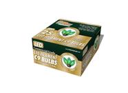 Lâmpadas LED de filamento C9 Holiday Bright Lights Green, pacote com 25