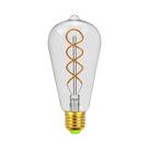 Lâmpadas LED De Filamento Edison Dourado ST64 G80 G95 G125 Regulável E27 4W 8W 2700K Lâmpadas De