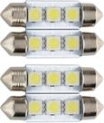 Lâmpadas LED de matrícula de automóveis para cúpula, porta-malas e teto