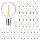 Lâmpadas LED de reposição GVvoohome G40 48+2 pacotes reguláveis E12 Lâmpadas LED de reposição GVvoohome G40 48+2 pacotes reguláveis E12