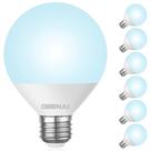 Lâmpadas LED de vaidade DEGNJU 7W 5000K G25 Globe 120V, pacote com 6 Lâmpadas LED de vaidade DEGNJU 7W 5000K G25 Globe 120V, pacote com 6