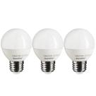 Lâmpadas LED de vaidade Sunlite G16 7W (equivalente a 60W), pacote com 3