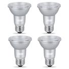Lâmpadas LED Feit Electric PAR20 3000K 450lm 7W E26 reguláveis, pacote com 4
