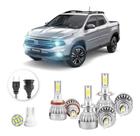 Lampadas Led Fiat Toro 2016 A 2020 H7 H7 H8 20000lm