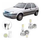Lampadas Led Ford Fiesta 1996 A 2001 H1 H7 20000lm