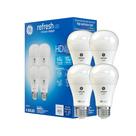 Lâmpadas LED GE Refresh 10W (60W Eqv) Daylight A19, pacote com 4