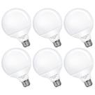 Lâmpadas LED Globe EvaStary G25 6W (equivalente a 60W), 5000K, pacote com 6