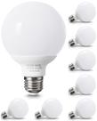 Lâmpadas LED Globe Pazetiv 5W 2700K 120V, pacote com 8 unidades G25 E26