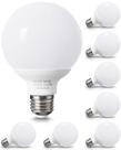 Lâmpadas LED Globe Pazetiv 5W 4000K 500lm E26, pacote com 8