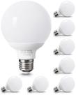 Lâmpadas LED Globe Pazetiv 5W 500lm 5000K E26, pacote com 8