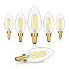 Lâmpadas LED GoBright Dimmable E12 Candelabra 6W 5000K