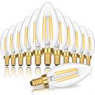 Lâmpadas LED GoBright Dimmable E12 Candelabra 6W 630LM