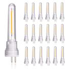 Lâmpadas LED HISTAR S14 reguláveis 1W 2700K 100 lúmens, pacote com 18