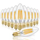 Lâmpadas LED Hizashi 60W 2700K E12 Candelabra, pacote com 12